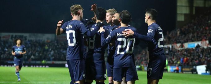 No dramas as Manchester City ease past Swindon Town in FA Cup