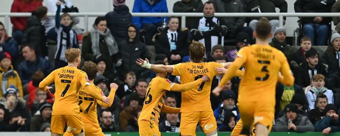 Newcastle's FA Cup shocker as League One Cambridge claim superb win