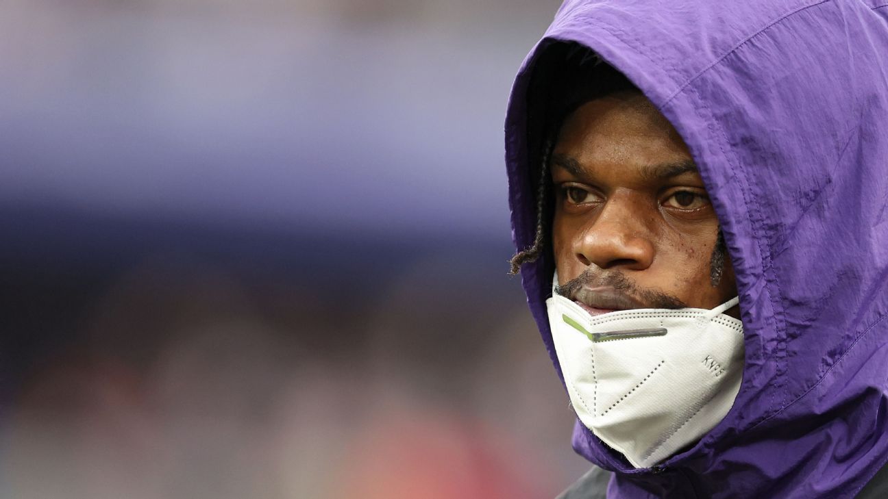 Baltimore Ravens QB Lamar Jackson mengatakan dia fokus untuk menjadi sehat, bukan kontrak baru