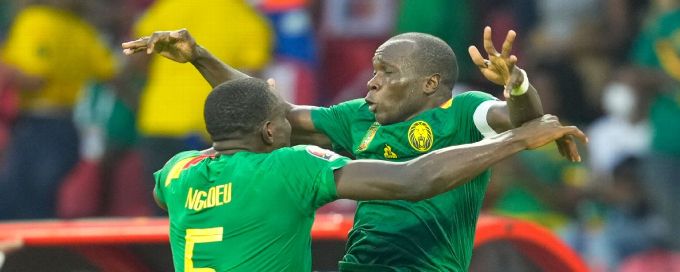 Cameroon thump Ethiopia to reach AFCON last 16 as Aboubakar, Toko Ekambi star
