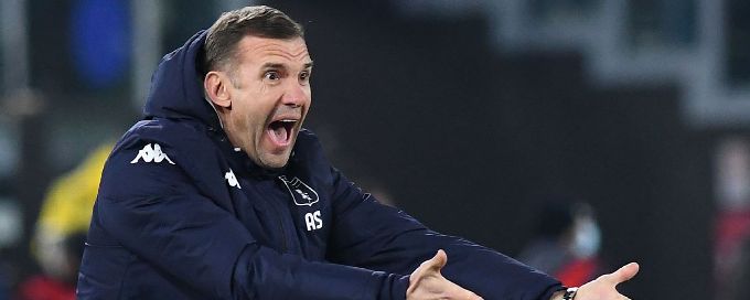 Andriy Shevchenko axed at Genoa after just 11 games in charge