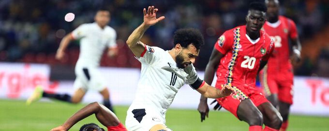 Mohamed Salah goal gives Egypt narrow win over Guinea Bissau at Africa Cup of Nations