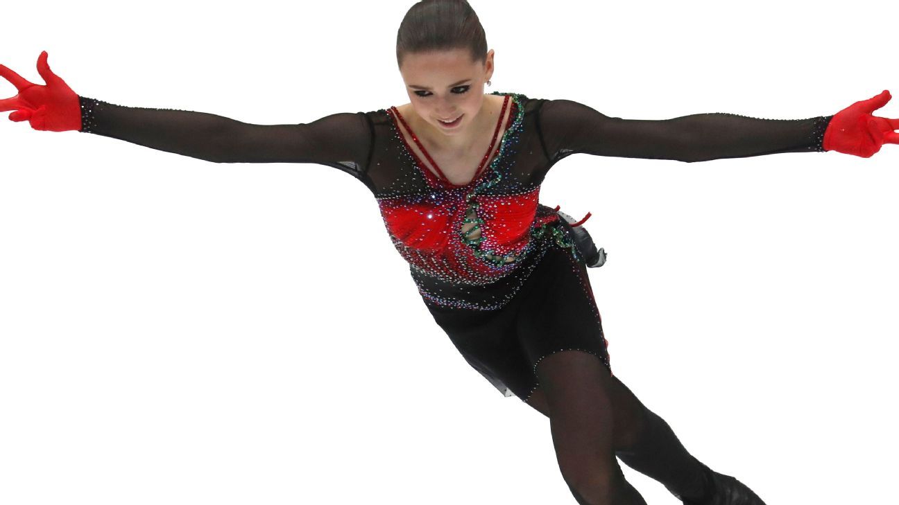 Russian figure skating star Kamila Valieva practices despite report of positive drug test
