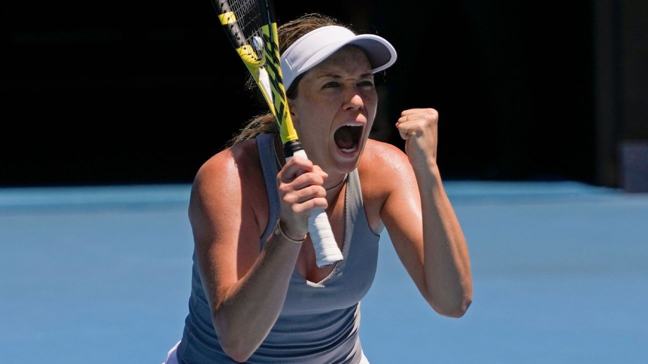 Finally healthy and as intense as ever, Danielle Collins is back in the Australian Open semis