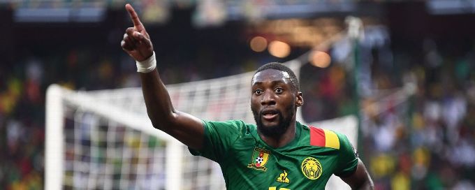 Karl Toko Ekambi brace sends Cameroon to AFCON semifinals in win vs. Gambia