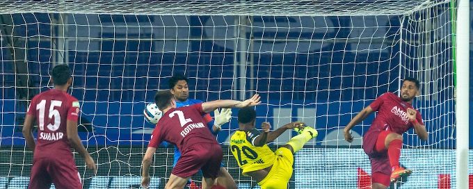 ISL 2021-22: Ogbeche breaks record as Hyderabad hit five past NorthEast
