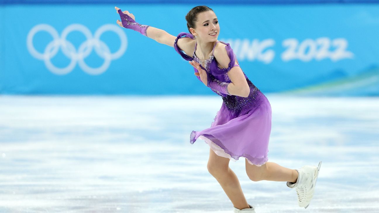 Kamila Valieva mengirim Rusia menjadi pemimpin tim figure skating di Olimpiade Beijing