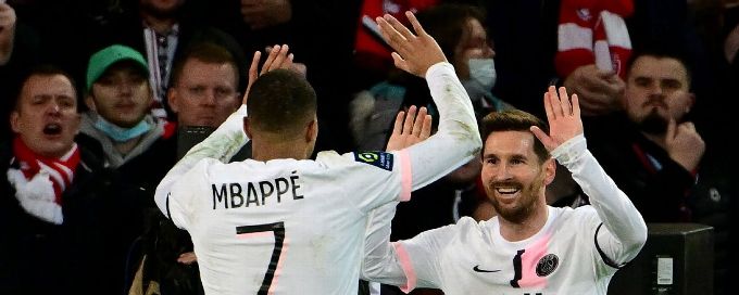 Paris Saint-Germain rout defending champions Lille on back of Lionel Messi, Kylian Mbappe goals
