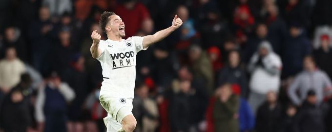 Fifth-tier Boreham Wood in FA Cup fifth round after shock win at Bournemouth