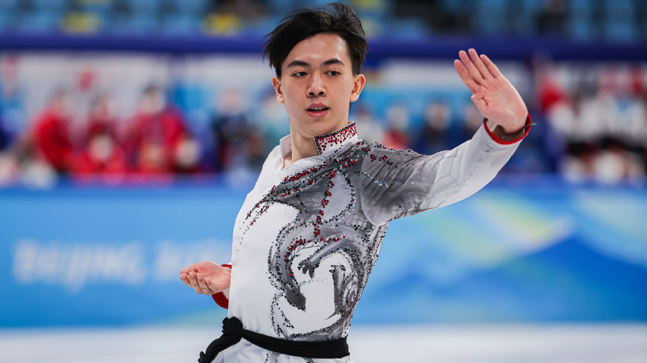 U.S. Olympic figure skater Vincent Zhou tests positive for COVID-19 ahead of men’s event