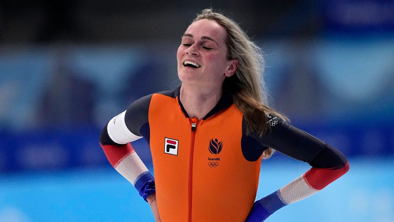 Irene Schouten wins 2nd speedskating gold at Beijing Olympics, completes distance sweep