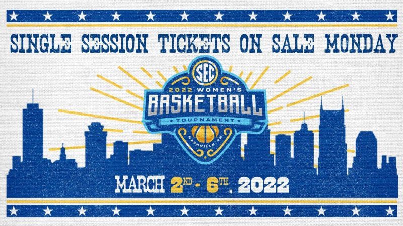 Singlesession tickets available for SEC WBB Tournament Singlesession tickets available for SEC WBB Tournament