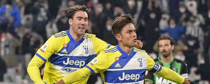 Juventus and Fiorentina grab late wins to set up Coppa Italia semi-final