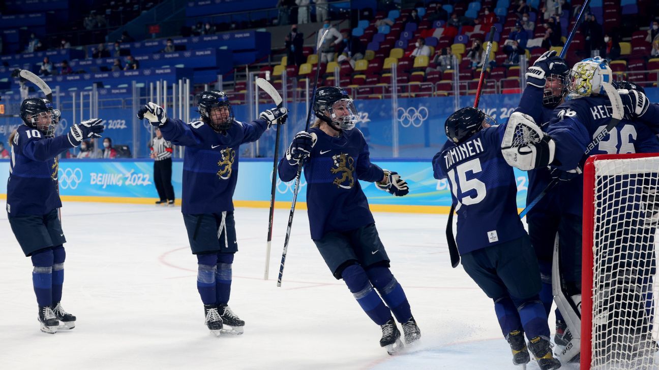 Finnland sperrt die Schweiz ein, um olympisches Bronze im Frauen-Hockey zu gewinnen