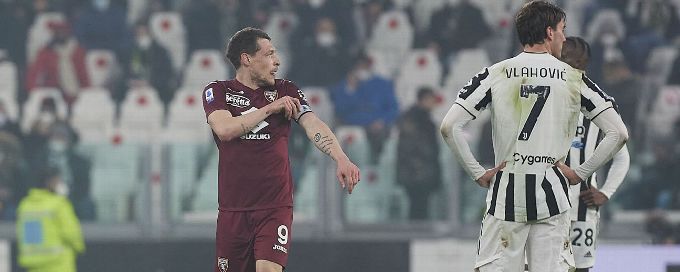 Torino's Belotti stunts Juventus' title hopes in derby draw