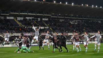 Juventus gifted Coppa Italia win at Fiorentina through late own goal
