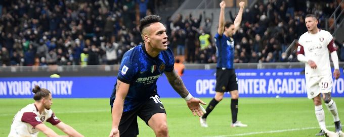 Inter Milan go to pf Serie A as Lautaro Martinez nets hat trick
