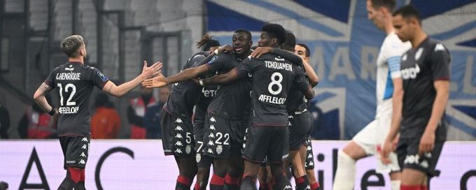 Monaco's Martins sinks Marseille in Ligue 1 victory