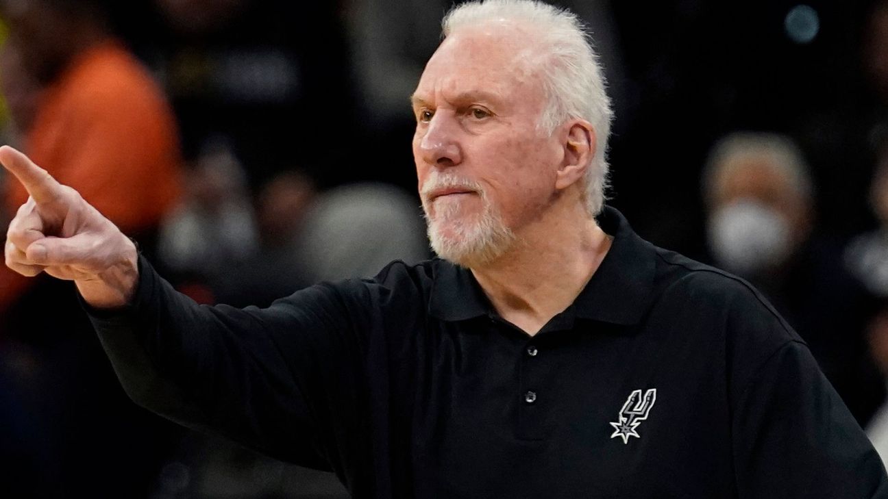 Gregg Popovich pulls into tie for NBA all-time winningest coach as San Antonio Spurs ‘played good defense down the stretch’ at home