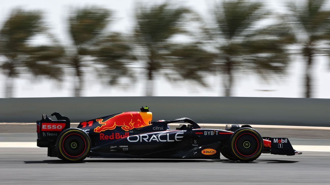 Sergio Perez tercepat di Red Bull yang ditingkatkan saat makan siang di hari ujian terakhir