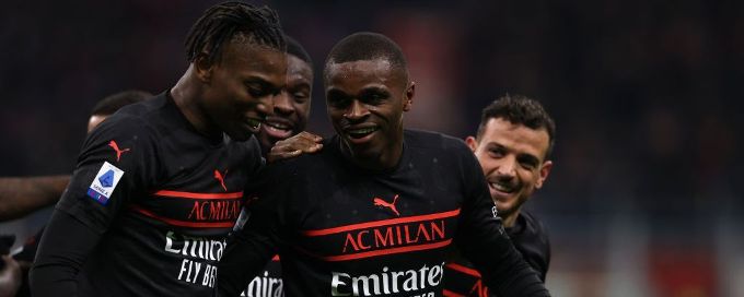 AC Milan go five points clear in Serie A with win over Empoli