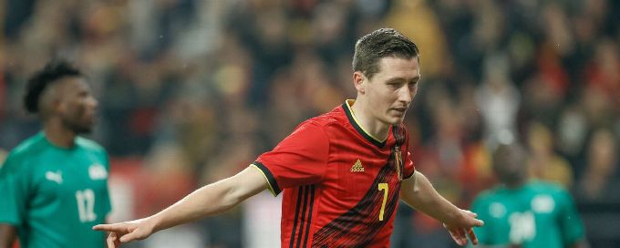 Belgium beat Burkina Faso as coach tests fresh faces