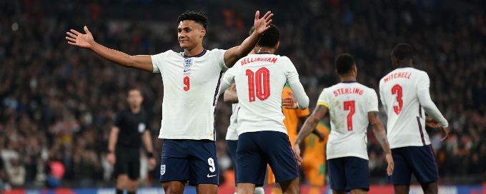 England cruise past 10-man Ivory Coast in friendly win