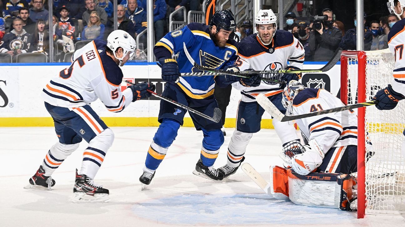 NHL playoff watch: High-impact western clash as Oilers host Blues