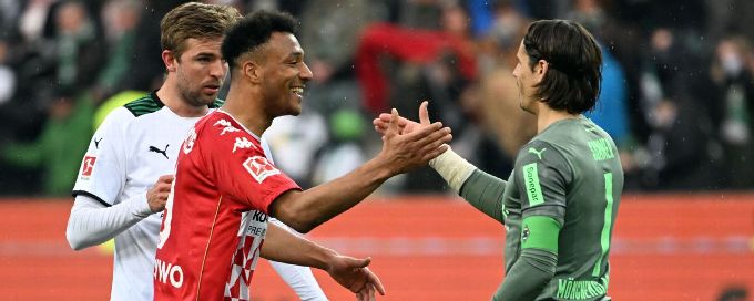 Sommer to the rescue for Gladbach in 1-1 draw with Mainz