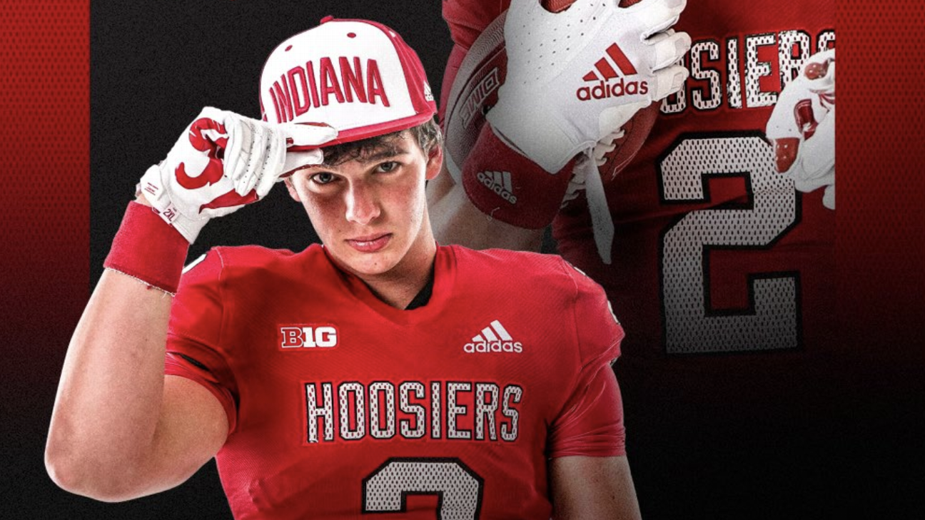 Declan McMahon, son of Shane McMahon and grandson of Vince McMahon, will play college football at Indiana