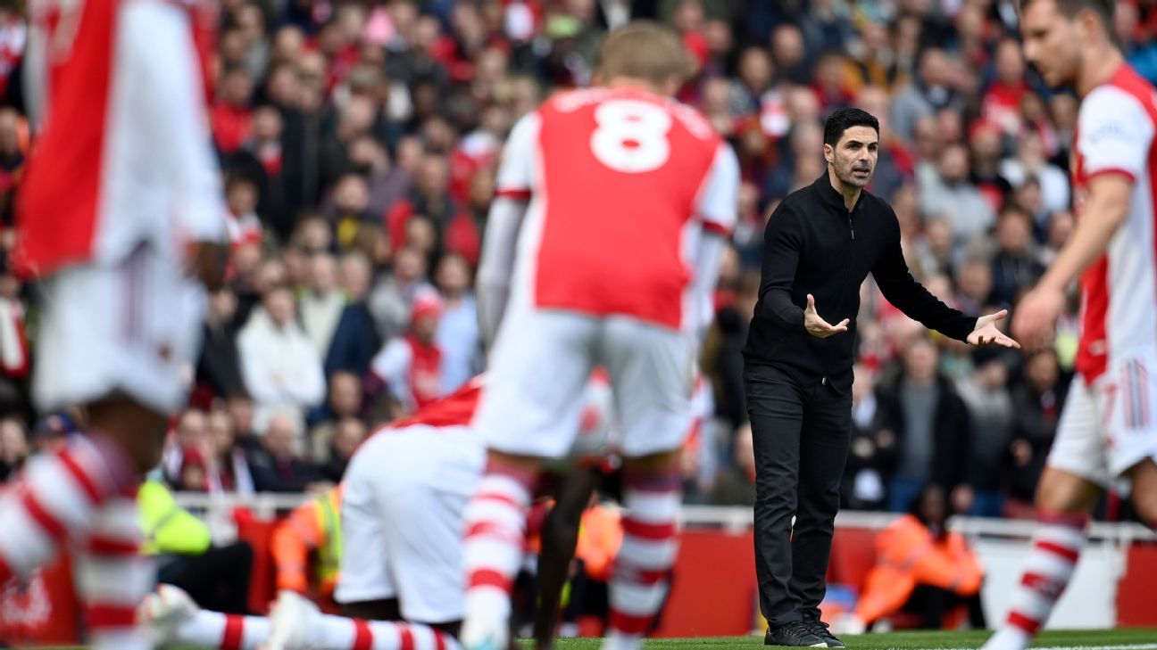 Mikel Arteta dari Arsenal gagal dalam tes taktis vs Brighton saat harapan empat besar Liga Premier goyah