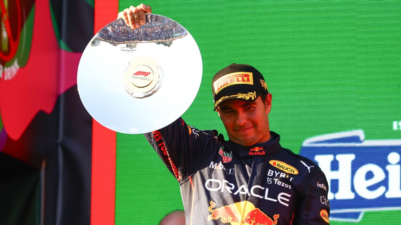 Checo Pérez zajmuje drugie miejsce w Grand Prix Australii