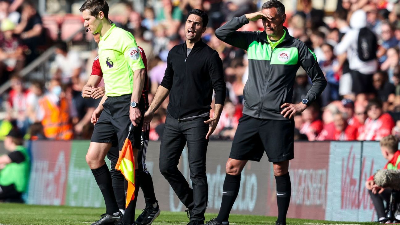 Bos Arsenal Mikel Arteta mengungkapkan ‘kekhawatiran nyata’ karena tim menderita kekalahan ketiga berturut-turut