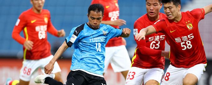 Thailand ace Chanathip Songkrasin opens Kawasaki Frontale account in Guangzhou rout