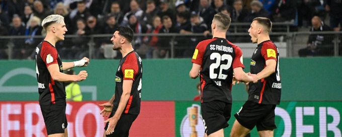 Freiburg ease past Hamburg to reach German Cup final