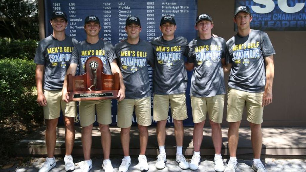 Vanderbilt men win second straight SEC golf crown