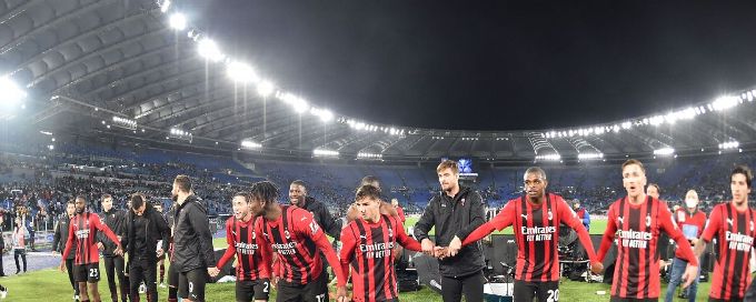 AC Milan go top of Serie A after last-gasp Tonali winner at Lazio