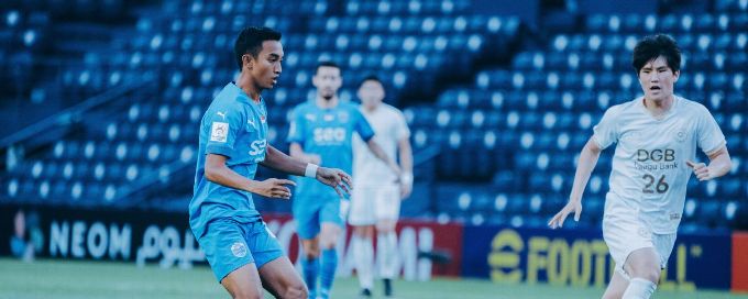 Lion City Sailors' brave maiden voyage in AFC Champions League ended by defeat to Daegu