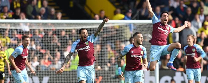 Burnley bounce back to beat Watford 2-1 in relegation thriller