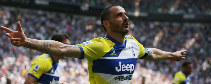 Juventus set for Champions League thanks to Bonucci double against Venezia