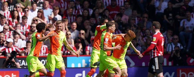 Forest win at Sheffield United in semifinal first leg