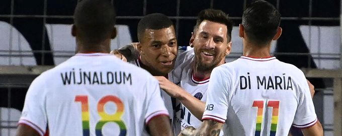 Lionel Messi scores twice to help Paris Saint-Germain to emphatic win at Montpellier