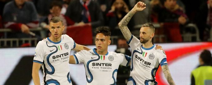 Inter take Serie A title race to final day with victory at Cagliari