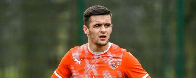 Blackpool's Jake Daniels becomes UK's first active openly gay male footballer in 32 years