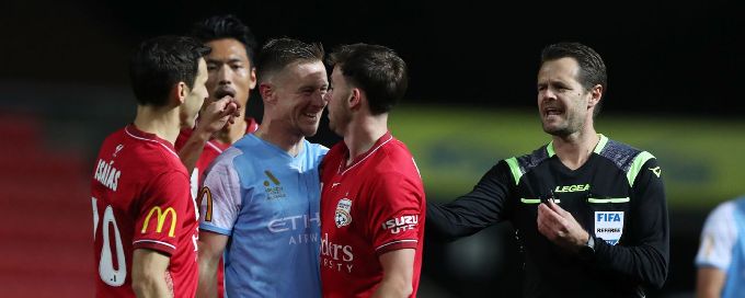 Adelaide United, Melbourne City play out tense stalemate in semifinal first leg