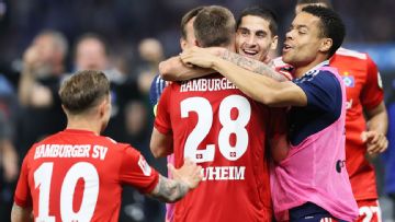 Hamburg earn 1-0 win at Hertha in Bundesliga playoff first leg