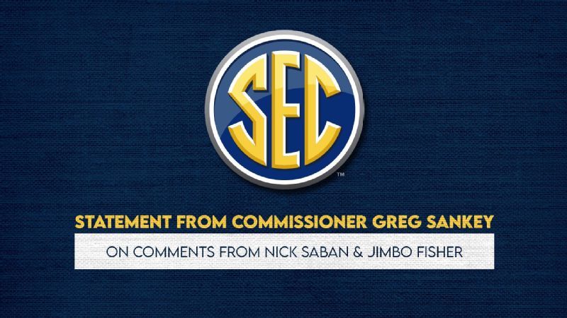 Sankey issues statement on comments from Saban, Fisher