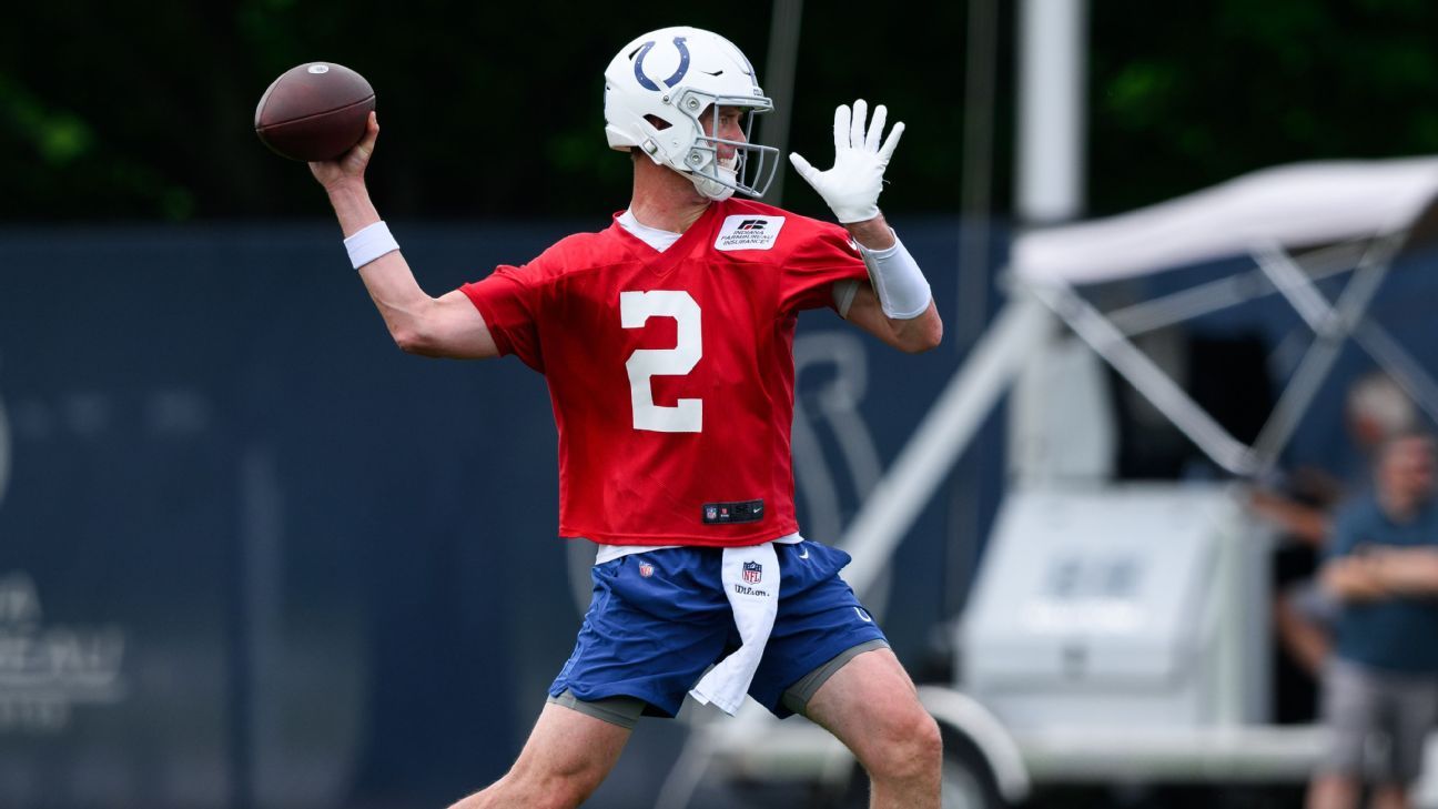 <div>QB Matt Ryan showed 'great command' in first offseason with Colts</div>