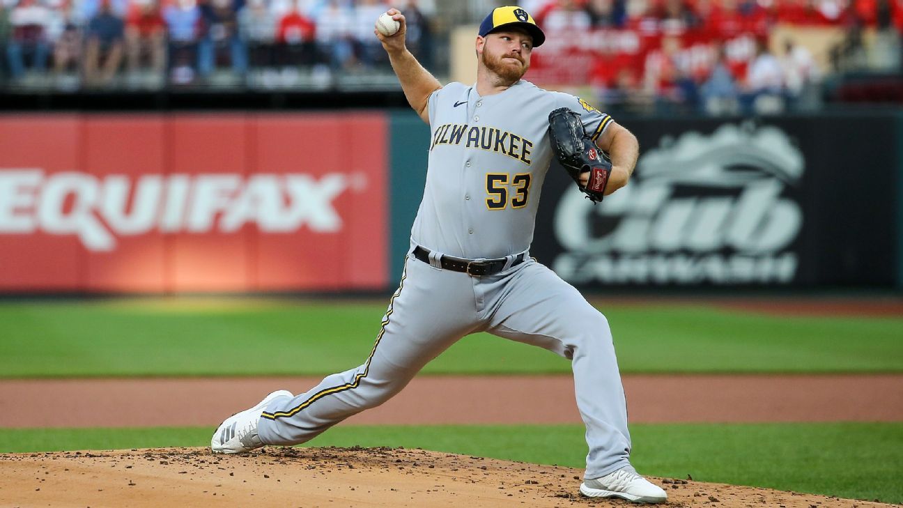 <div>Brewers' Woodruff tops 63 non-tendered players</div>