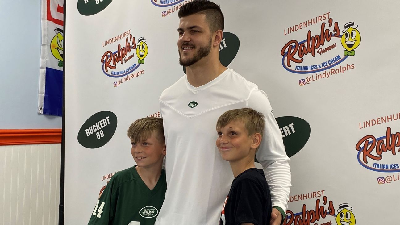 Jets’ Jeremy Ruckert gets a big green homecoming, 21 years in the making – NFL Nation